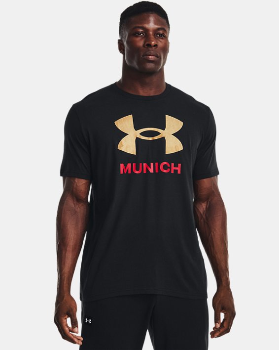 Camiseta UA Munich City para hombre, Black, pdpMainDesktop image number 0